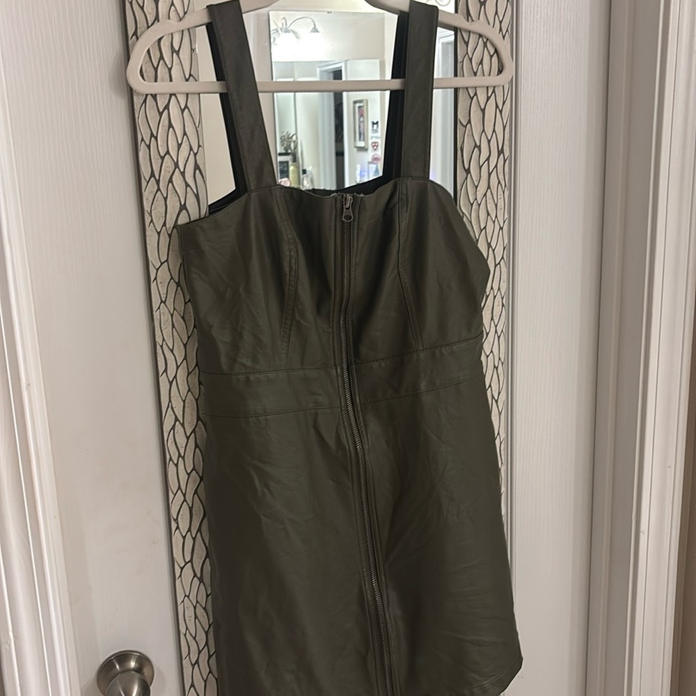 Wild Fable faux leather dress